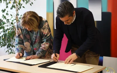 Lamusa y Servicios y el Gobierno de Aragón firman un protocolo para potenciar la Formación Profesional (FP) en tecnologías aplicadas al sector agroalimentario